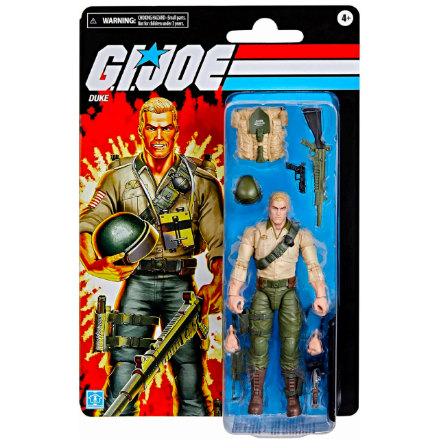 ハズブロ G.I.ジョー クラシファイドシリーズ レトロパッケージ 6インチ アクションフィギュア デューク