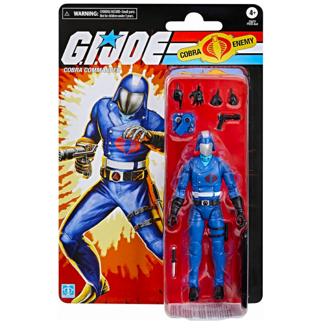 ハズブロ G.I.ジョー クラシファイドシリーズ レトロパッケージ 6インチ アクションフィギュア コブラコマンダー