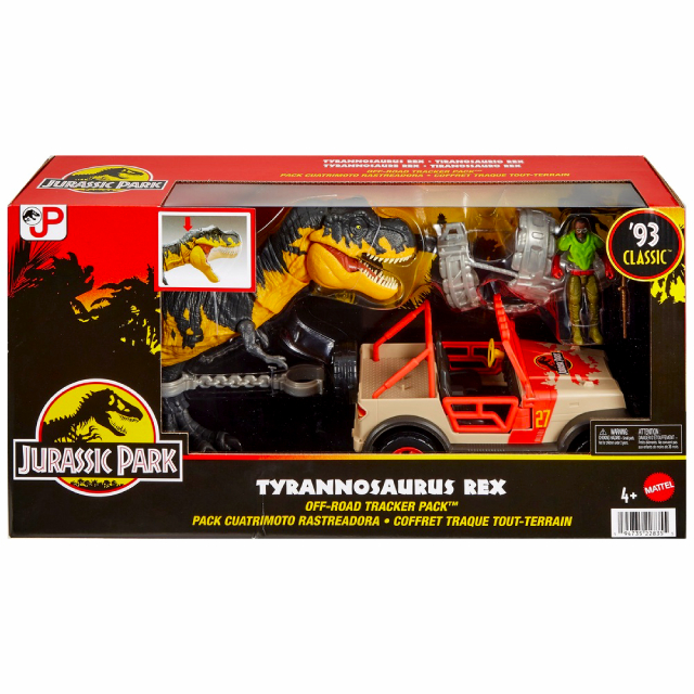 マテル ジュラシック・パーク ターゲット限定 1993 クラシック・コレクション フィギュア&ビークルセット ティラノサウルス・レックス オフロード・トラッカー パック