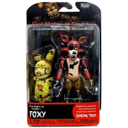 FNAF ファイブ・ナイツ・アット・フレディーズ ファンコ 5インチ アクションフィギュア スプリングトラップシリーズ フォクシー