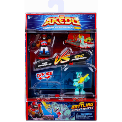 アケド アルティメット アーケード ウォリアーズ ミニ バトリング アクションフィギュア バーサス・パック (スラム・グランダーソン & シュレッディベアー)