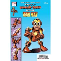 アメリカンコミックス マーベルコミックス ホワット・イフ...?  ドナルド・ダック ビカム アイアンマン ワンショット 【クリックポストOK】