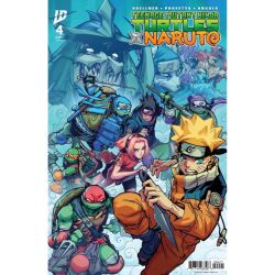 アメリカンコミックス IDWコミックス ティーンエイジ・ミュータント・ニンジャ・タートルズ x ナルト #4 (カバーB) 【クリックポストOK】