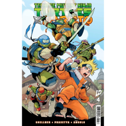 アメリカンコミックス IDWコミックス ティーンエイジ・ミュータント・ニンジャ・タートルズ x ナルト #4 (カバーD) 【クリックポストOK】