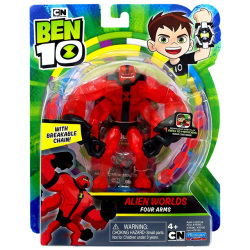 カートゥーンネットワーク ベン10 リブートシリーズ 4インチ ベーシックフィギュア エイリアン ワールド フォーアームズ