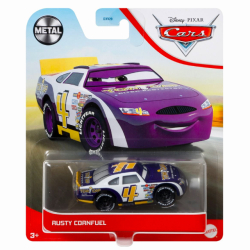 ディズニー ピクサー カーズ 2021 マテル 1/55スケール ダイキャスト ミニカー 1パック ラスティー・コーンフューエル / トウ・キャップ #4