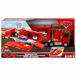 ディズニー ピクサー カーズ 2022 マテル 1/55スケール ダイキャスト ミニカー トランスフォーミング マック プレイセット