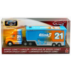 ディズニー ピクサー カーズ 2018 マテル 1/55スケール ダイキャスト ミニカー レーストラック ブリンカー #21 スピーディー・コメット's ハウラー