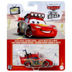 ディズニー ピクサー カーズ・オン・ザ・ロード 2023 マテル 1/55スケール ダイキャスト ミニカー 1パック クリプティッド・バスター ライトニング・マックイーン