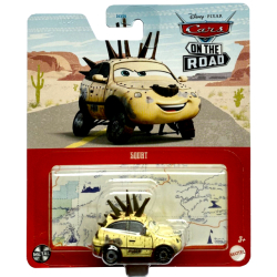 ディズニー ピクサー カーズ・オン・ザ・ロード 2023 マテル 1/55スケール ダイキャスト ミニカー 1パック スクアット