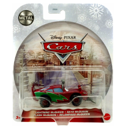 ディズニー ピクサー カーズ 2021 マテル 1/55スケール ダイキャスト ミニカー “ウィンター・タイム" ホリデーエディション 1パック ライトニング・マックイーン