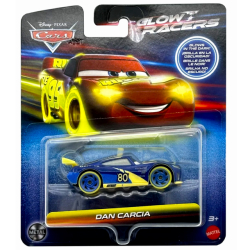 ディズニー ピクサー カーズ 2024 マテル 1/55スケール ダイキャスト ミニカー “グロウ・レーサーズ” 1パック ダン・カーシア