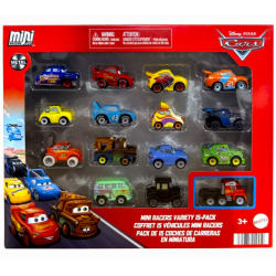 ディズニー ピクサー カーズ 2024 マテル ミニレーサーズ ダイキャスト ミニカー バラエティ 15パック (ジョッコ・フロッコ マック 入り)