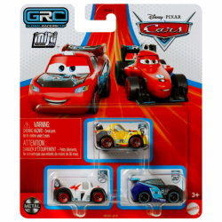 ディズニー ピクサー カーズ 2024 マテル ミニレーサーズ ダイキャスト ミニカー 3パック GRC グローバル・レーサーズ・カップ ミゲル・カミーノ & シュウ・トドロキ & ジャクソン・ストーム