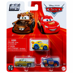 ディズニー ピクサー カーズ 2024 マテル ミニレーサーズ ダイキャスト ミニカー 3パック ダイナコ クルーズ・ラミレス & テックス・ダイナコ & ファビュラス ライトニング・マックイーン