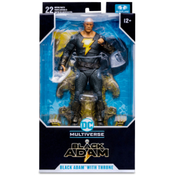 ブラックアダム マクファーレントイズ DC マルチバース 7インチ アクションフィギュア ブラックアダム with スローン 【パッケージダメージあり】