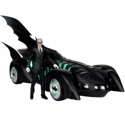バットマン フォーエヴァー マクファーレントイズ DC マルチバース ゴールドラベル 7インチ デラックス ビークル&フィギュア セット バットモービル with アルフレッド・ペニーワース 【同梱不可商品】