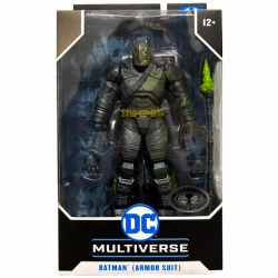 バットマン VS スーパーマン：ジャスティスの誕生 マクファーレントイズ DC マルチバース 7インチ アクションフィギュア アーマード バットマン with クリプトナイト・スピア (プラチナ・エディション バリアント)