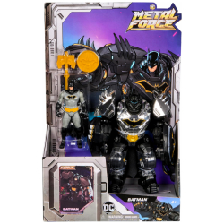 スピンマスター DCコミックス メタル・フォース シリーズ 4インチ アクションフィギュア バットマン with メタルフォース・アーマー