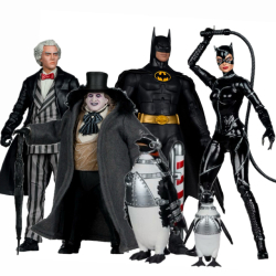 バットマン リターンズ マクファーレントイズ DC マルチバース 7インチ アクションフィギュア デラックス シアトリカル・エディション 5体セット (バットマン & キャットウーマン & マックス・シュレック & ペンギン & ペンギン軍団)