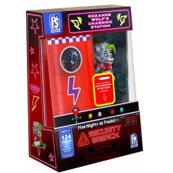 FNAF ファイブ・ナイツ・アット・フレディーズ：セキュリティ・ブリーチ ファット・モジョ ブロックフィギュア ビルダブル・プレイセット 124ピース ロクサーヌ・ウルフ 's チャージングステーション