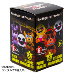 FNAF ファイブ・ナイツ・アット・フレディーズ ジャストトイズ プラッシュ・ハンガーズ バッグクリップ ブラインドバッグ 1パック (クリップ付きぬいぐるみ1個入り)