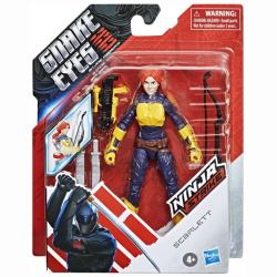 ハズブロ G.I.ジョー：漆黒のスネークアイズ 6インチ ベーシックフィギュア スカーレット