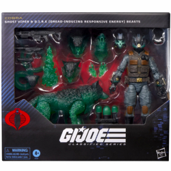 ハズブロ G.I.ジョー クラシファイドシリーズ 6インチ アクションフィギュア デラックス パック ゴーストバイパー with  D.I.R.E. ビースト
