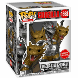 ゴジラ ファンコ ポップ! スーパー・サイズ ビニールフィギュア #1668 メカ・キングギドラ