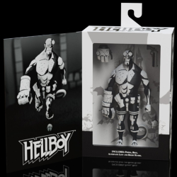 ヘルボーイ ボス・ファイト・スタジオ 1/12スケール アクションフィギュア ヘルボーイ (ブラック & ホワイト エディション)