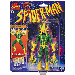 ハズブロ スパイダーマン マーベルレジェンド レトロパッケージ 6インチ アクションフィギュア エレクトロ