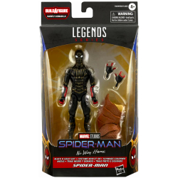 ハズブロ スパイダーマン / ノー・ウェイ・ホーム マーベルレジェンド 6インチ アクションフィギュア アルマジロシリーズ ブラック&ゴールド・スーツ スパイダーマン