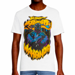マーベルコミックス ブラック・パンサー ワカンダ・フォーエバー ホワイト Tシャツ