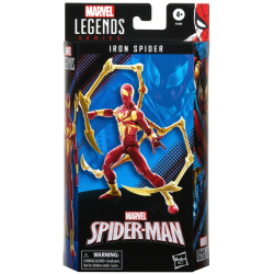 ハズブロ スパイダーマン 60周年記念 マーベルレジェンド 6インチ アクションフィギュア アイアン スパイダーマン