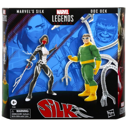 ハズブロ スパイダーマン 60周年記念 マーベルレジェンド 6インチ アクションフィギュア 2パック シルク & ドクター・オクトパス