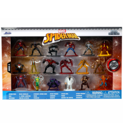 マーベル・コミックス スパイダーマン ジェイダトイズ ナノ メタルフィグス ダイキャスト ミニフィギュア ヒーローズ & ヴィランズ 20パック
