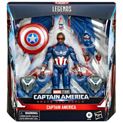 ハズブロ キャプテン・アメリカ：ブレイブ・ニュー・ワールド マーベルレジェンド 6インチ アクションフィギュア デラックスパック キャプテン・アメリカ