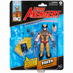 ハズブロ マーベルレジェンド ミニ・コミックブック シリーズ 6インチ アクションフィギュア ダケン (ダーク・ウルヴァリン)