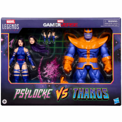 ハズブロ マーベル・ゲーマーバース マーベルレジェンド 6インチ アクションフィギュア 2パック サイロック vs サノス