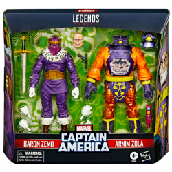 ハズブロ マーベルレジェンド 6インチ アクションフィギュア 2パック バロン・ジモ & アーニム・ゾラ
