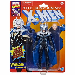 ハズブロ アンキャニィ エックスメン マーベルレジェンド レトロパッケージ 6インチ アクションフィギュア ウォーロード (プロフェッサーX) 【パッケージダメージあり】