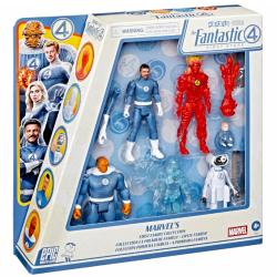 ハズブロ ファンタスティック4：ファースト・ステップ エピック・ワールド・オブ・アクション 4インチ ベーシックフィギュア マーベルズ・ファースト・ファミリー コレクション 6パック