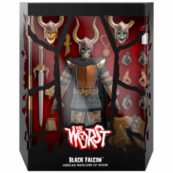 SUPER - ブラック・ファルコン(ヘルファイアVer.) ザ・ワースト 完成品 アルティメイト 7インチ アクションフィギュア(海外流通版) スーパー7 SUPER - ブラック・ファルコン(ヘルファイアVer.) ザ・ワースト