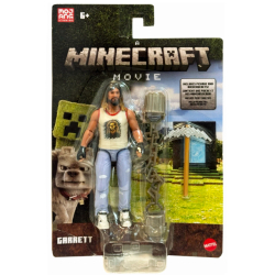 マインクラフト・ザ・ムービー マテル 4インチ アクションフィギュア ギャレット with バケチャク
