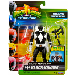マイティ・モーフィン・パワーレンジャー アクションフィギュア ブルー ブラック 新品 SUPER7 リ・アクション マイティ・モーフィン・パワー