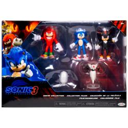 ジャックスパシフィック ソニック・ザ・ムービー 3 ：ソニック × シャドウ TOKYO MISSION 2.5インチ ミニフィギュア ムービー・コレクション 4パック (ソニック & ナックルズ & シャドウ & バズ・ボンバー ドローン)