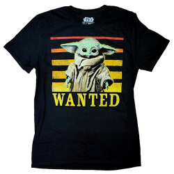 スター・ウォーズ / ザ・マンダロリアン "ザ・チャイルド" ベビー・ヨーダ ウォンテッド Tシャツ