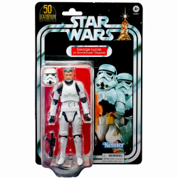 ハズブロ スター・ウォーズ ルーカスフィルム 50周年記念 ブラックシリーズ ヴィンテージパッケージ 6インチ アクションフィギュア ジョージ・ルーカス in ストームトルーパー