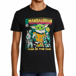 スター・ウォーズ / ザ・マンダロリアン "ザ・チャイルド" グローグー クラシック・アート ロック Tシャツ