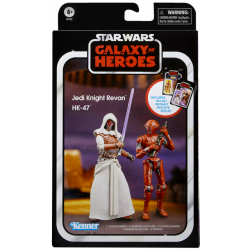 ハズブロ スター・ウォーズ 2024 ヴィンテージコレクション 3.75インチ ベーシックフィギュア 2パック 『ギャラクシー・オブ・ヒーローズ』 ジェダイナイト レヴァン & HK-47 【パッケージダメージあり】